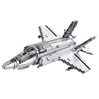 Konstruktorius „F-35 Lightning II“ naikintuvas pilkas 1490 vnt. - 2