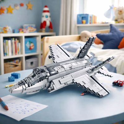 Konstruktorius „F-35 Lightning II“ naikintuvas pilkas 1490 vnt. - 3