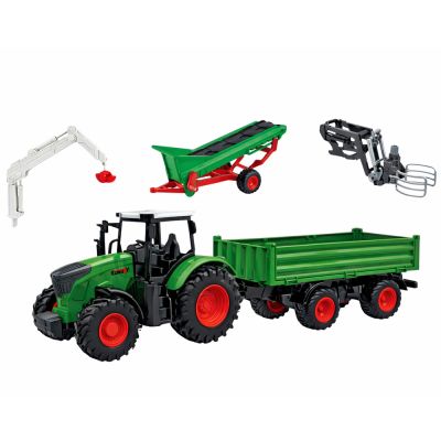 Agricultural Set Tractor with Trailer Animals Farmers Farm 45 pcs. - 3