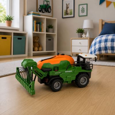 Agricultural Harvester with Sprayer Spraying Function Lights Sounds 1:24 - 4