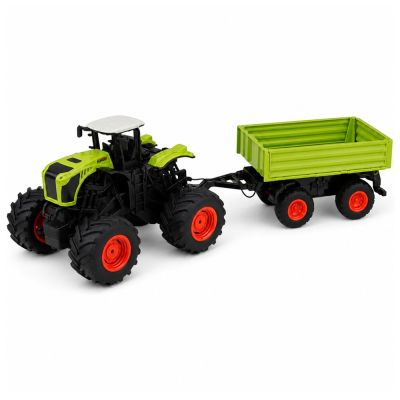 High Agricultural Tractor with Tipper Trailer, Remote Controlled, RC 1:16 - 2