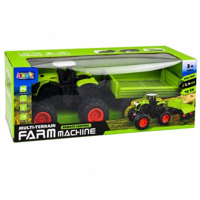 High Agricultural Tractor with Tipper Trailer, Remote Controlled, RC 1:16 - 7