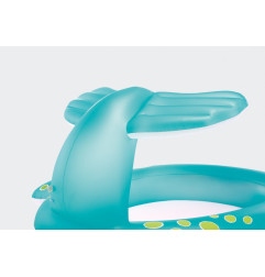 Vaikiškas pripučiamas baseinas banginis INTEX (201x196x91 cm)