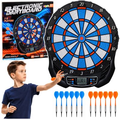 Electronic LCD Dartboard Arcade Game 25 Games 176 Variants