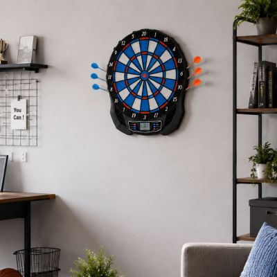 Electronic LCD Dartboard Arcade Game 25 Games 176 Variants - 3