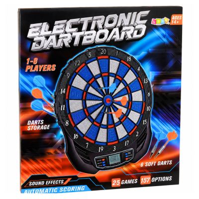 Electronic LCD Dartboard Arcade Game 25 Games 176 Variants - 6