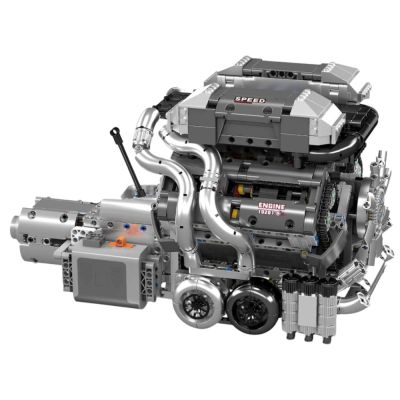Konstruktorius automobilio variklis V8 ir pavarų dėžė, 2024 el.