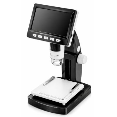 Mokomasis skaitmeninis mikroskopas su 4,3 colių LCD ekranu, USB jungtimi, LED apšvietimu ir 1000 kartų didinimu - 5