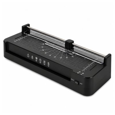 3-in-1 Laminator with Sealer and Guillotine for A3 Photo Documents Black - 8
