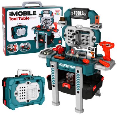 DIY Set 2-in-1 Tool Table Suitcase Workshop Screwdriver 78 pcs.