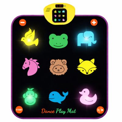 Animal Musical Dance Mat 5 Modes 3 Difficulty Levels Lights - 2