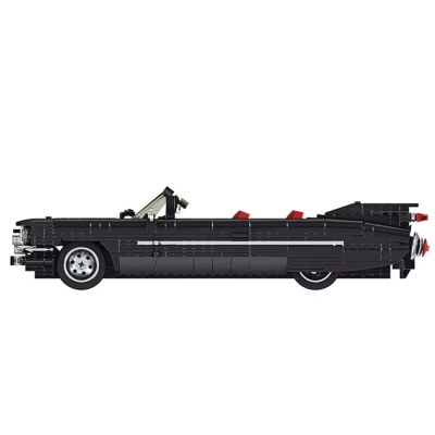 Construction Bricks Classic Car Cabrio Cadi-Elrado Black 1324 pcs. - 3