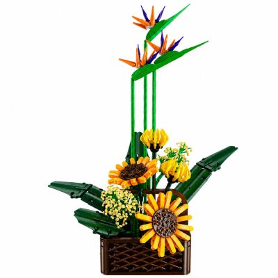 Construction Blocks Composition Sterlicja Sunflowers in a Pot 1608 pcs. - 3