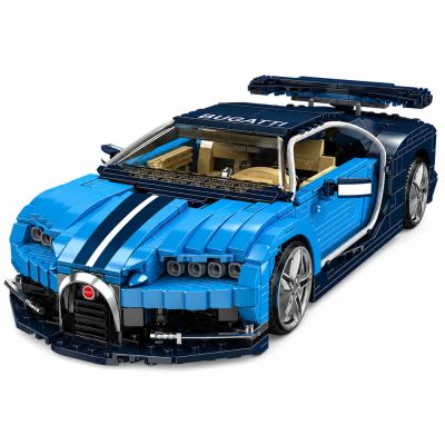 Construction Bricks Bugatth Sports Car Blue 1212 pcs. - 2