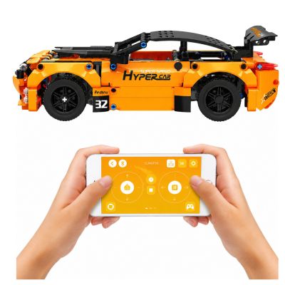 RC Car Remote Controlled Construction Blocks Orange 545 pcs. - 3
