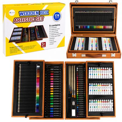 Large Art Set in a Case for Painting and Drawing 174 pcs.