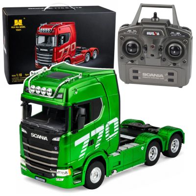 RC valdomas „Scania“ sunkvežimis žalias, 1:18