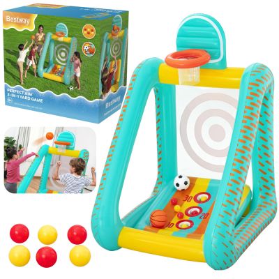 Inflatable Garden Game 3-in-1 Basketball Shooting Target Bestway 52813