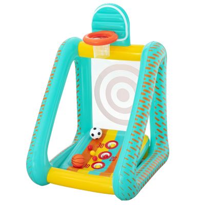 Inflatable Garden Game 3-in-1 Basketball Shooting Target Bestway 52813 - 2
