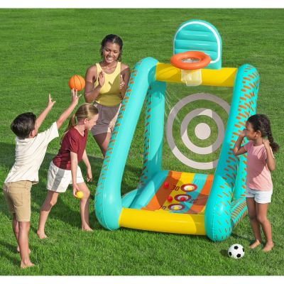 Inflatable Garden Game 3-in-1 Basketball Shooting Target Bestway 52813 - 5