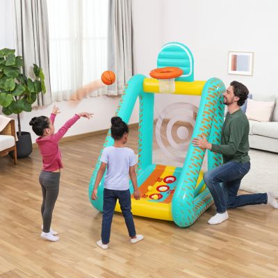 Inflatable Garden Game 3-in-1 Basketball Shooting Target Bestway 52813 - 6