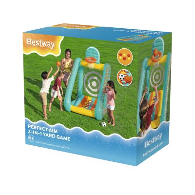 Inflatable Garden Game 3-in-1 Basketball Shooting Target Bestway 52813 - 7