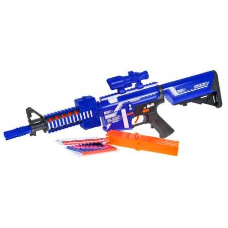 Vaikiškas ginklas "Blaze Storm Rifle" mėlynas