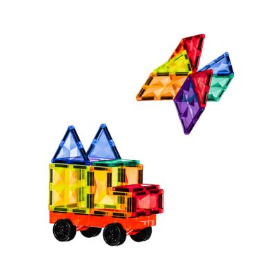 Magnetic Construction Blocks 3D Panels Creative STEM Colorful 85 pcs. - 3