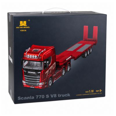 RC valdomas „Scania 770S“ sunkvežimis su priekaba „Huina Red“, 1:18 - 10