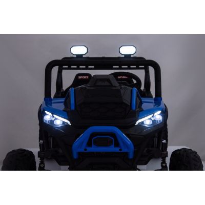 Vaikiškas elektrinis bagis OUTLAND 4x4, mėlynas - 9