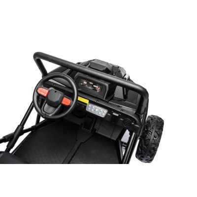 Vaikiškas elektrinis bagis OUTLAND 4x4, Juodas - 10