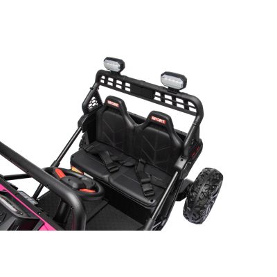 Vaikiškas elektrinis bagis OUTLAND 4x4, Rožinis - 8