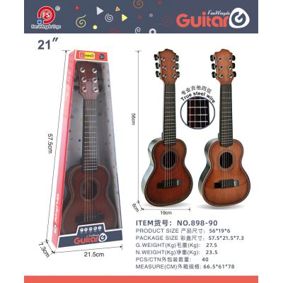 Gitara vaikams, tamsiai ruda