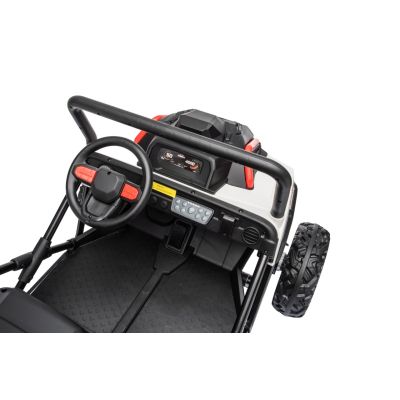 Vaikiškas elektrinis bagis OUTLAND 4x4, Baltas - 10