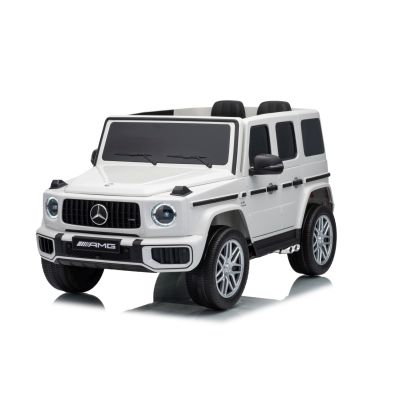 Vaikiškas elektromobilis Mercedes G63 AMG, baltas