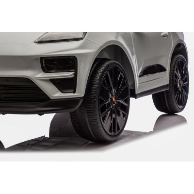 Vaikiškas elektromobilis Porsche Macan, Pilkas - 10