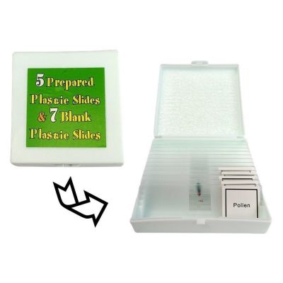 Children's Microscope in a Carrying Case Educational Scientist 28 Elements 300x 600x 1200x - 5
