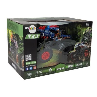 Dinosaur Remote Control Terrain Car with Big Wheels 2.4G - 5