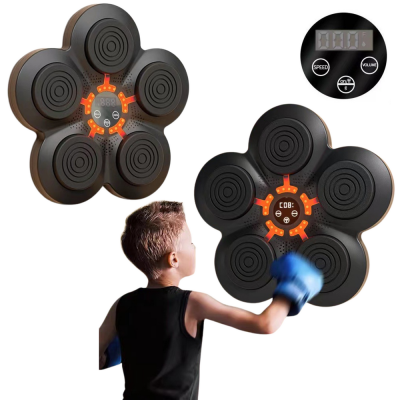 Musical Boxing Machine Bluetooth Wall Board LED Lights - 2