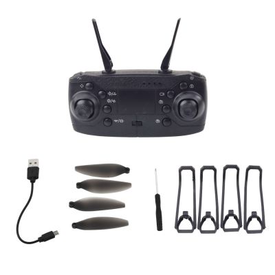 Drone Y329 HD Camera WIFI LED Lights App Black Carbon - 3