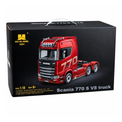 Scania Huina 1501 Remote Controlled RC Truck Gray Silver 1:18 - 8