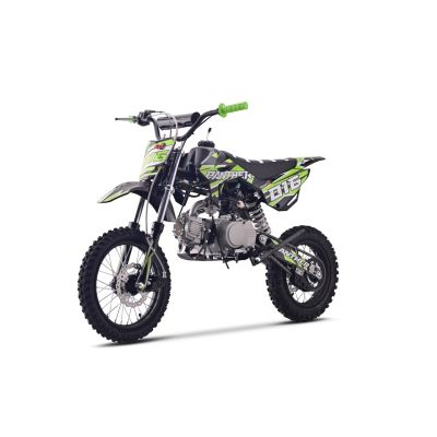 Vaikiškas benzininis motociklas PANTHER 110CC, Žalias