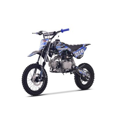 Vaikiškas benzininis motociklas PANTHER 110CC, Mėlynas