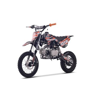 Vaikiškas benzininis motociklas PANTHER 110CC, Raudonas