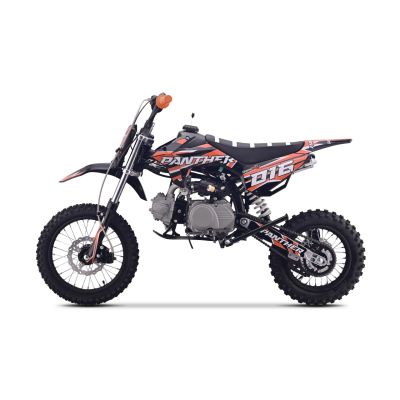 Vaikiškas benzininis motociklas PANTHER 110CC, Raudonas