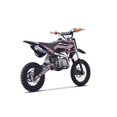 Vaikiškas benzininis motociklas PANTHER 110CC, Raudonas