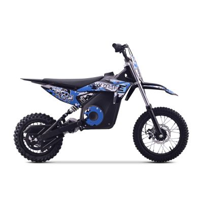 Vaikiškas elektrinis motociklas WOLF-E, Mėlynas