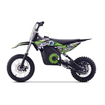 Vaikiškas elektrinis motociklas WOLF-E, Žalias
