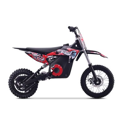 Vaikiškas elektrinis motociklas WOLF-E, Raudonas