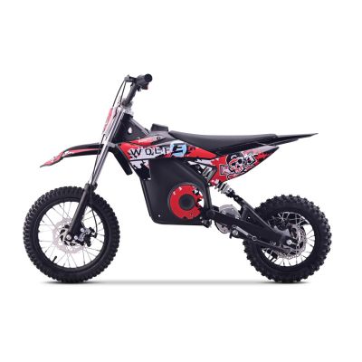 Vaikiškas elektrinis motociklas WOLF-E, Raudonas